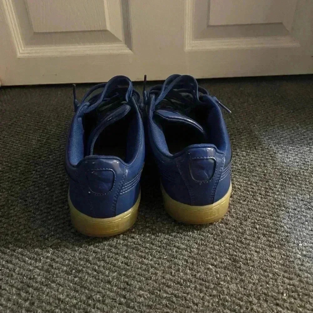 Puma Royal Gloss Blue Mens Sneakers Blue Fade Bottoms - Picture 6 of 8